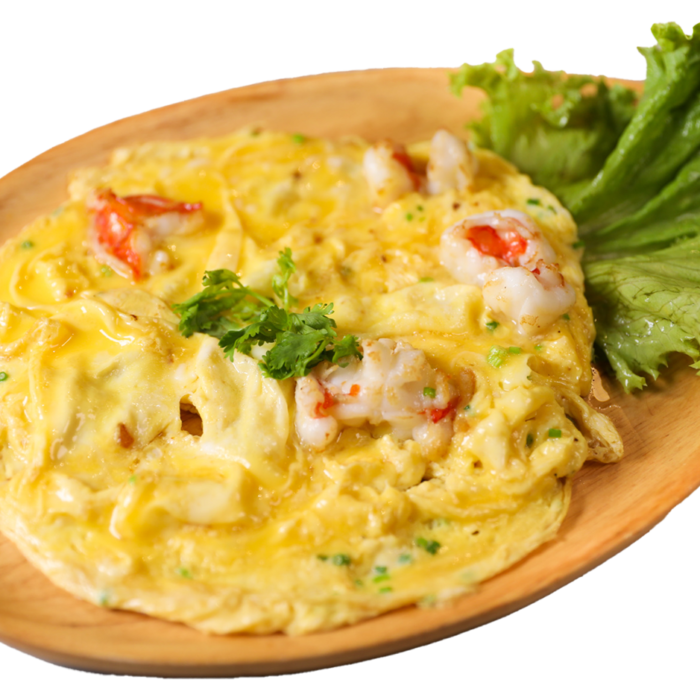 Tiger Prawn Omelette